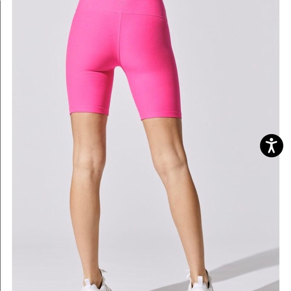 pink yoga bike shorts